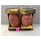 2 Footballs signed by various players