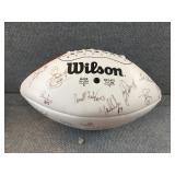 Football w/numerous signatures