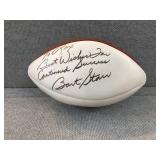 Personalized football signed by Bart Starr