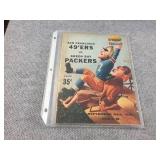 Official Packer program. September 24th 1961.