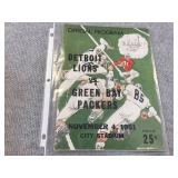 Packer Official Program Nov 4, 1951