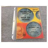 Packer Official Program Sept 1, 1958