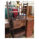 Cabinet w/drop front desk & single drawer