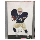 Canvas signed by Tony Fisher 15x23