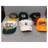 Assorted autographed hats