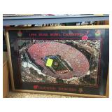 Framed 1994 Rose Bowl Champions picture signed by