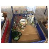 Assorted glasses & mugs