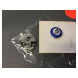 Ted Williams & Warren Spann buttons