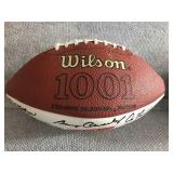 2 footballs with assorted signatures