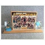 Packer plaque signed by Brown & Pederson