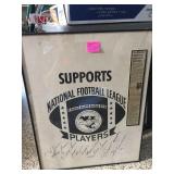 Framed picture signed by Ken Bowman