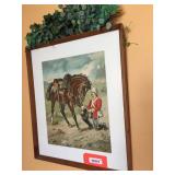 Framed picture. 21"x25"