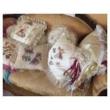 Assorted pillows