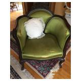 Victorian side chair. Upholstery is damaged