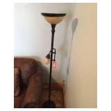 2 bulb floor lamp. 72" tall