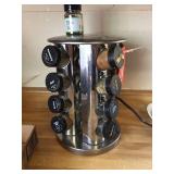 Lazy susan spice rack