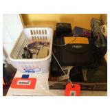 Stereo head phones, Canon 35mm camera & assorted