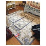 3 rugs. 63"x80" & 35"x20"