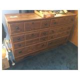 Double dresser. 63"x16"x36"