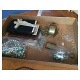 Rings, costume jewelry & religious related items