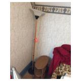 Floor lamp & 3 tiered table