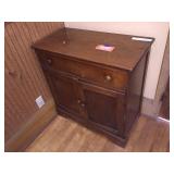 Cabinet with drawer over 2 doors. 32"x16"x32"