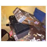 Tool box, step stool & cord