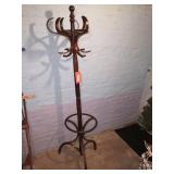 Hall tree. Damaged. 72" tall