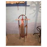 Shepherd hook, sled with runners. Missing boards