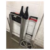 Collapsible cart w/broken handle & folding