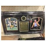 Framed & signed Brett Favre Kiln to Canton