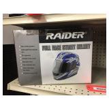 Raider full face helmet size M