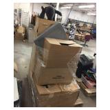 Mannequin, storage containers, asst