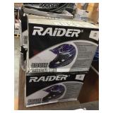 2 Raider Rush MX helmets - size L