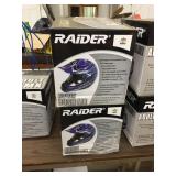 2 Raider Rush MX helmets - size L