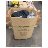 Box of Raider goggles & helmet bags