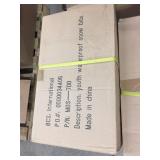 Case of youth waterproof snow bibs