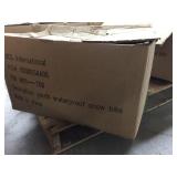 Case of youth waterproof snow bibs