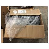 Leather motorcycle touring luggage bag