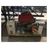 Pallet w/snow scoop, asst Amazon returns