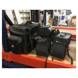 Leather motorcycle bags