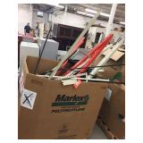 Pallet of metal retail brackets