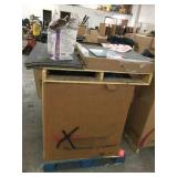 Pallet w/carpet squares & asst tarps