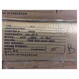 Case of Mossi Ladies powder blue/black pants