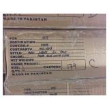 Case of Mossi Ladies powder blue/black pants