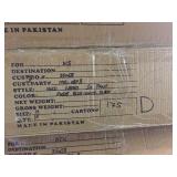 Case of Mossi Ladies powder blue/black pants