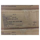 Case of Mossi Ladies powder blue/black pants