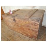 Wood Military Crate or Foot Locker