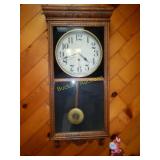 School house  wall clock   Sessions Mfg. Ct.