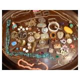 Lot of Costume Jewerly  Navajo ? Buckle